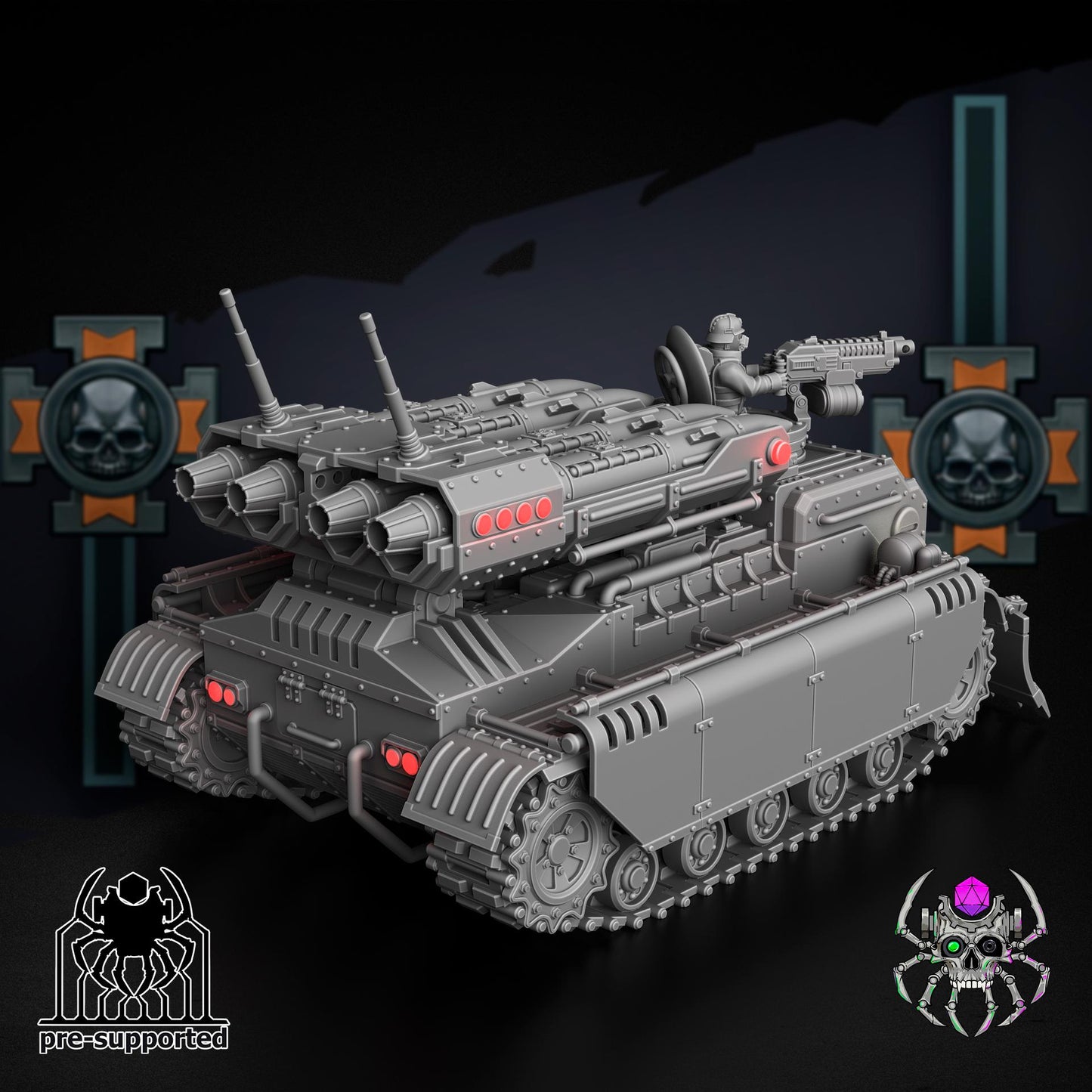 Korps Of Ashes - Meduse | EightLegs Miniatures | Wargaming | Tabletop | Minifigure | Grimdark compatible