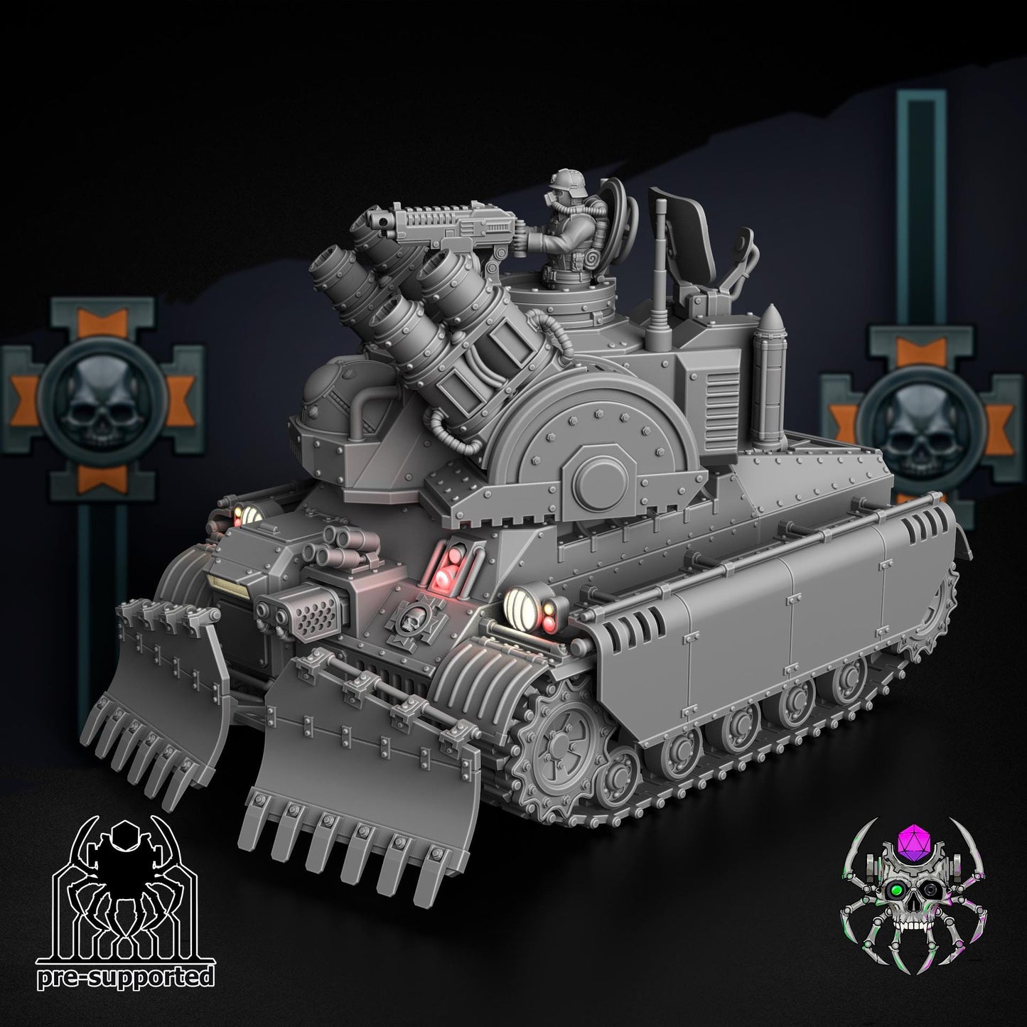 Korps Of Ashes - Beholder | EightLegs Miniatures | Wargaming | Tabletop | Minifigure | Grimdark compatible