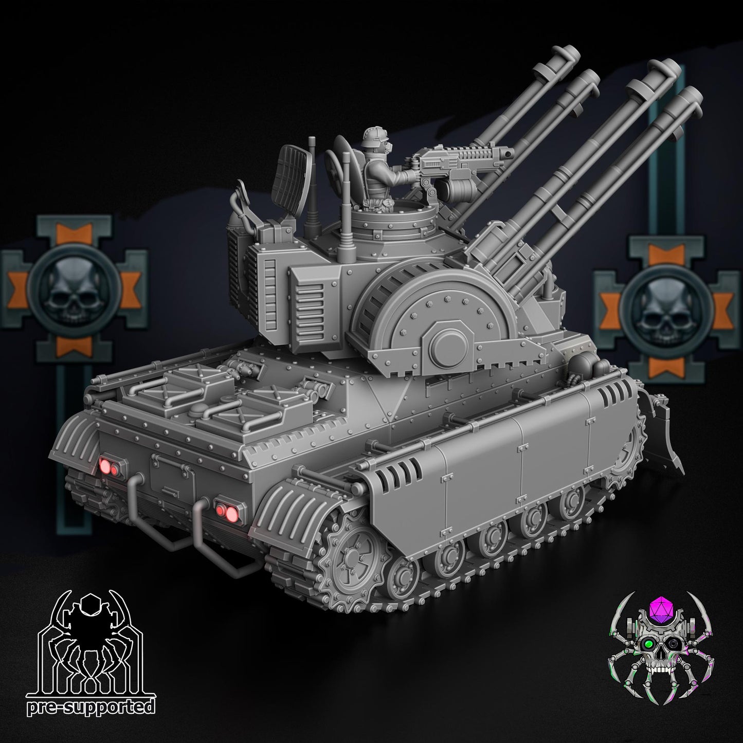 Korps Of Ashes - Beholder | EightLegs Miniatures | Wargaming | Tabletop | Minifigure | Grimdark compatible