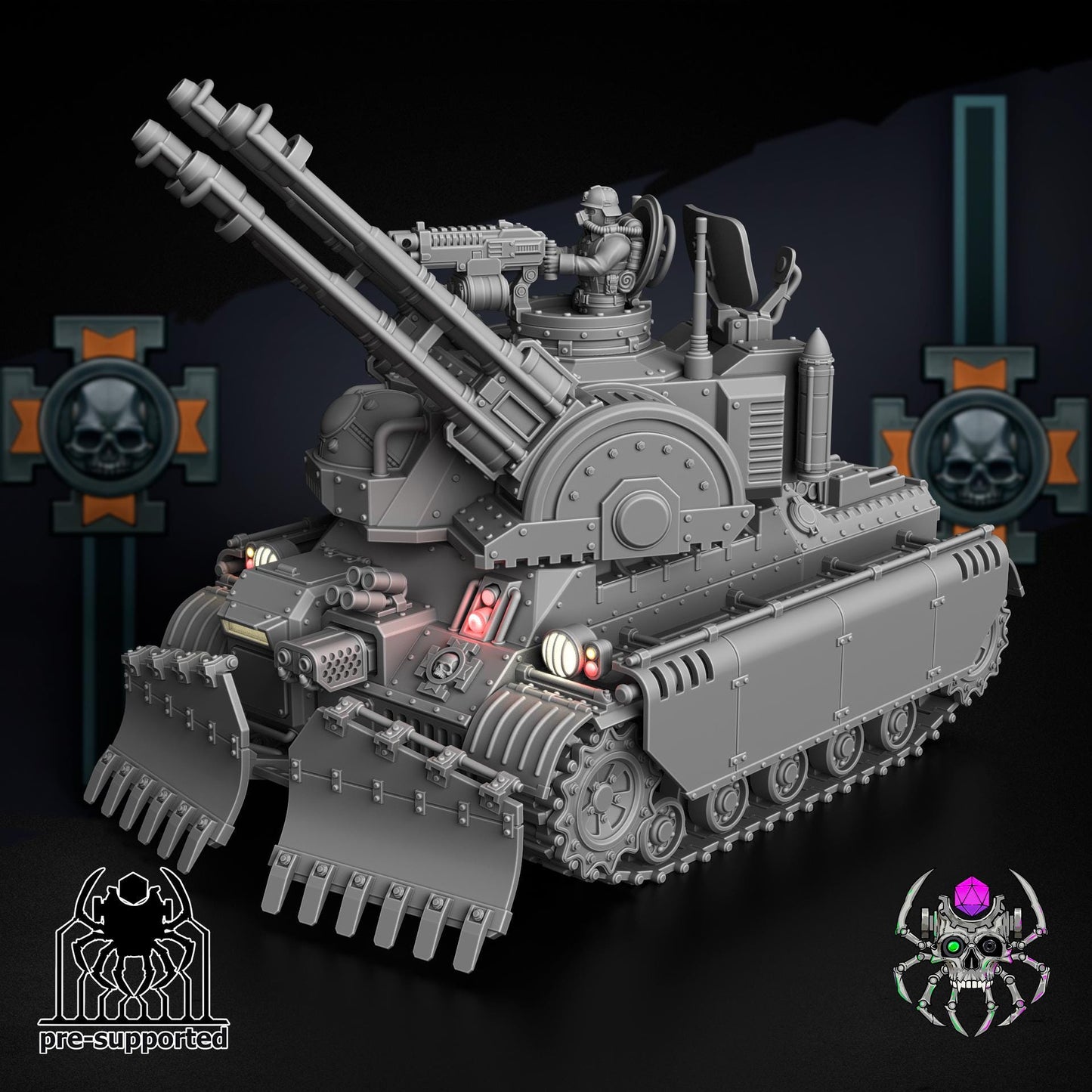 Korps Of Ashes - Beholder | EightLegs Miniatures | Wargaming | Tabletop | Minifigure | Grimdark compatible