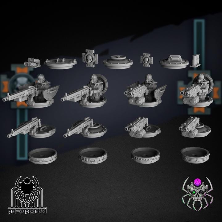 Korps Of Ashes - BaneLord | EightLegs Miniatures | Wargaming | Tabletop | Minifigure |28mm scale| 32mm scale | Grimdark compatible