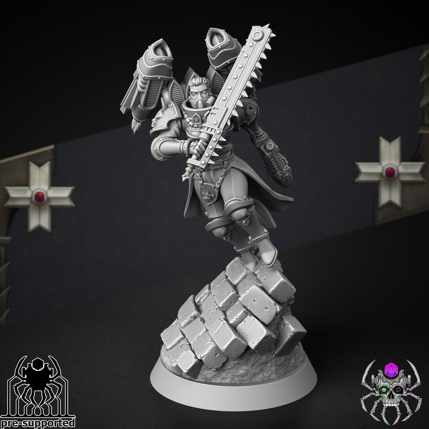 Widows Erelim Squad | EightLegs Miniatures | 3D printed Miniature | OPR compatible