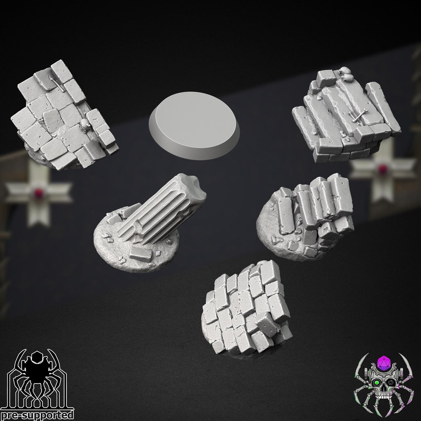 Widows Erelim Squad | EightLegs Miniatures | 3D printed Miniature | OPR compatible