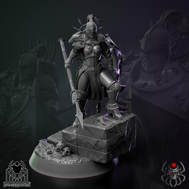 Widows of Heaven Squad | EightLegs Miniatures | 3D printed Miniature | OPR compatible