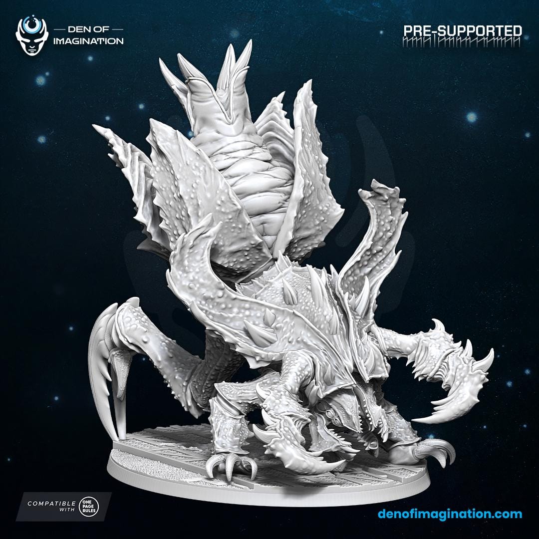 Hive Kelth Heavy Artillery | WildMesh | 3D printed Miniature | OPR compatible
