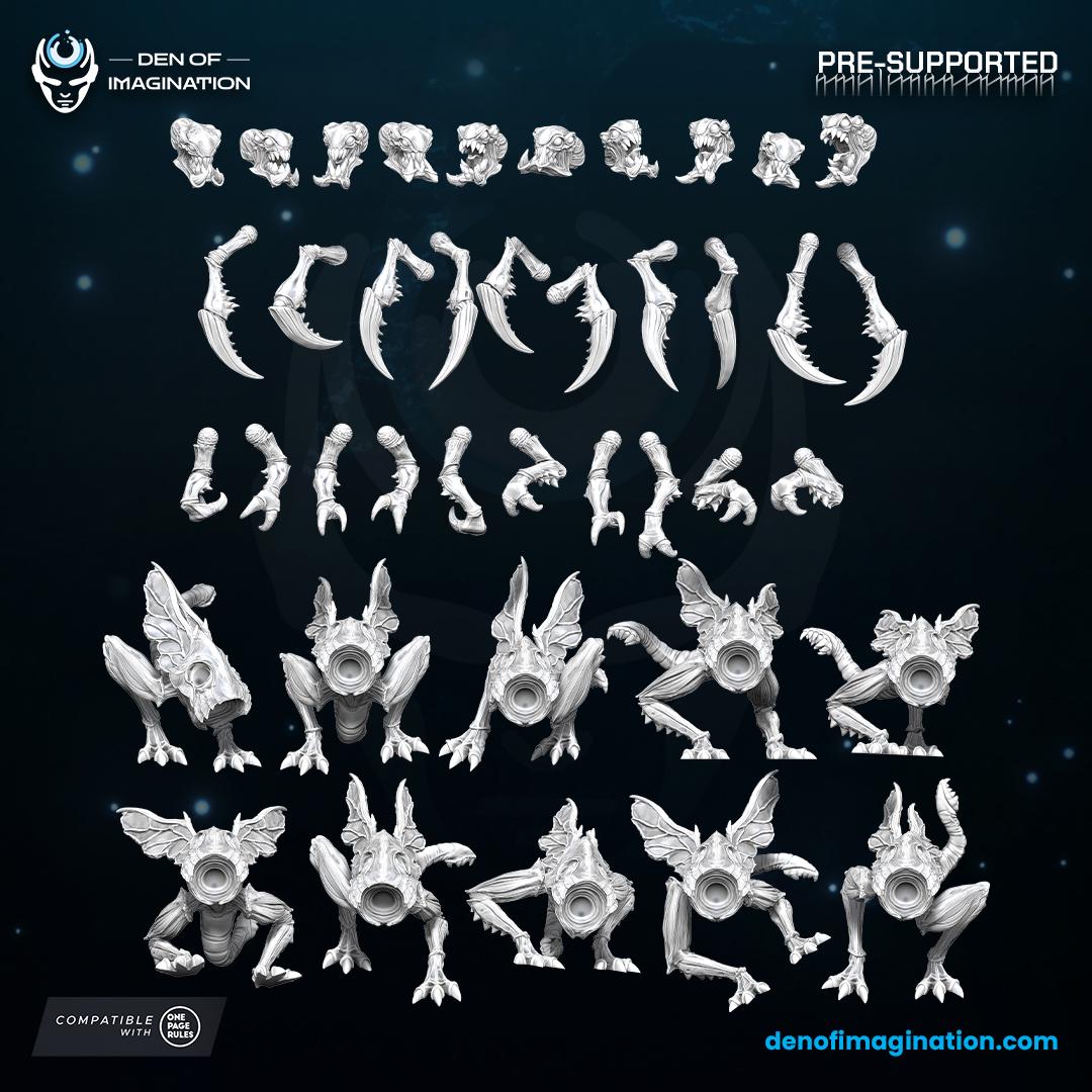 Hive Kelth Runner | WildMesh | 3D printed Miniature | OPR compatible