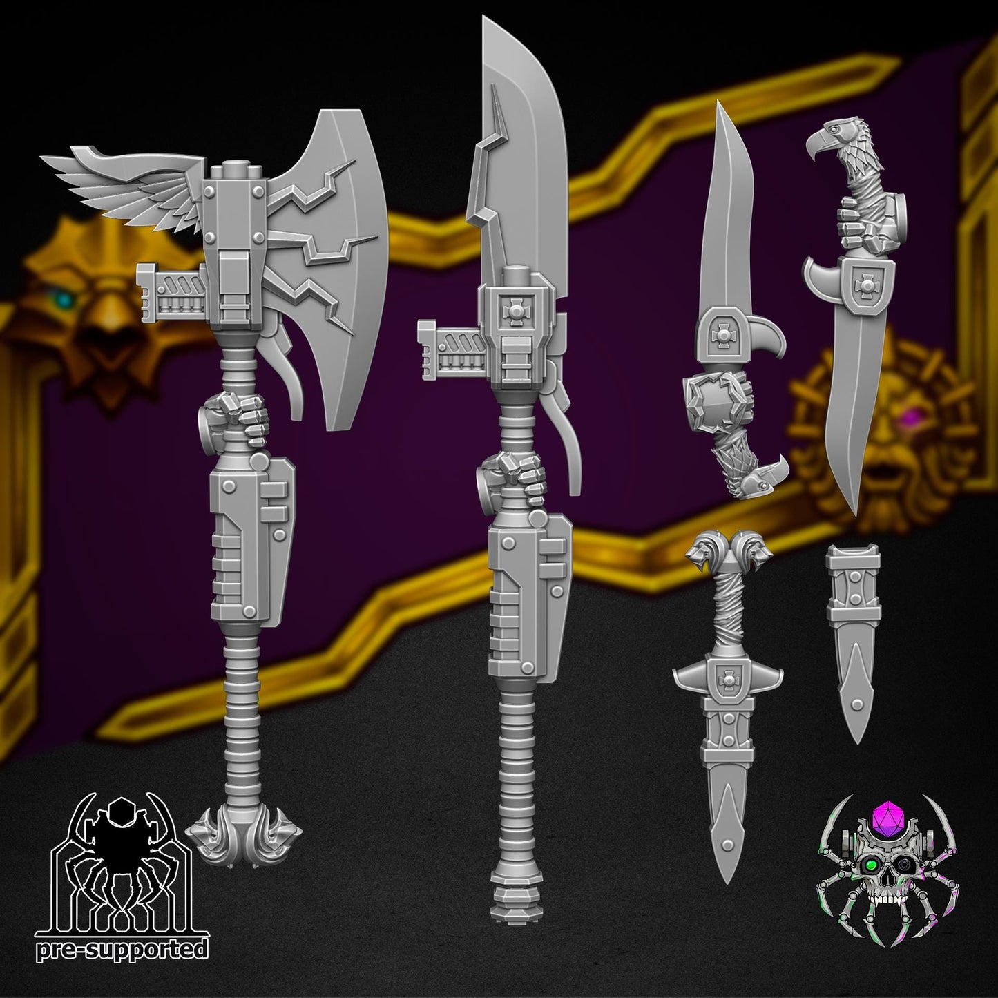 Sentinels of Eternity | EightLegsMiniatures | Wargaming | Tabletop game | 3D printed miniature | OPR compatible