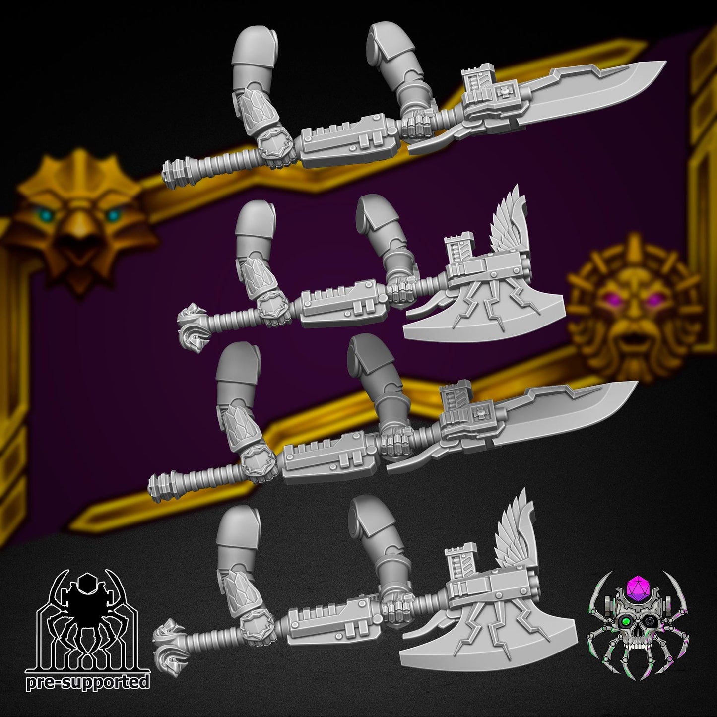 Sentinels of Eternity | EightLegsMiniatures | Wargaming | Tabletop game | 3D printed miniature | OPR compatible