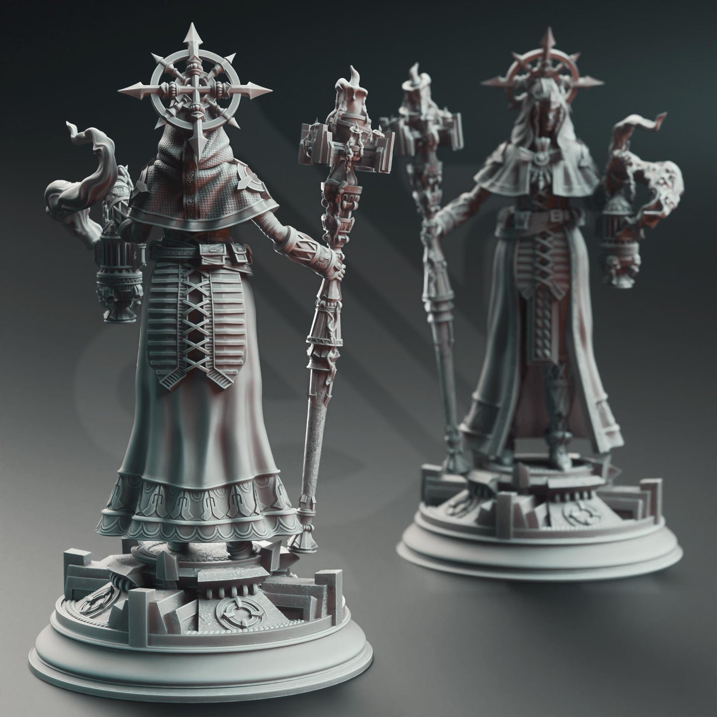 Female Human Cleric - Amelie | Painting | 3D printed | D&D | Dungeons and Dragons | Gift | RPG | Tabletop | Wargaming | 32mm | DM Stash