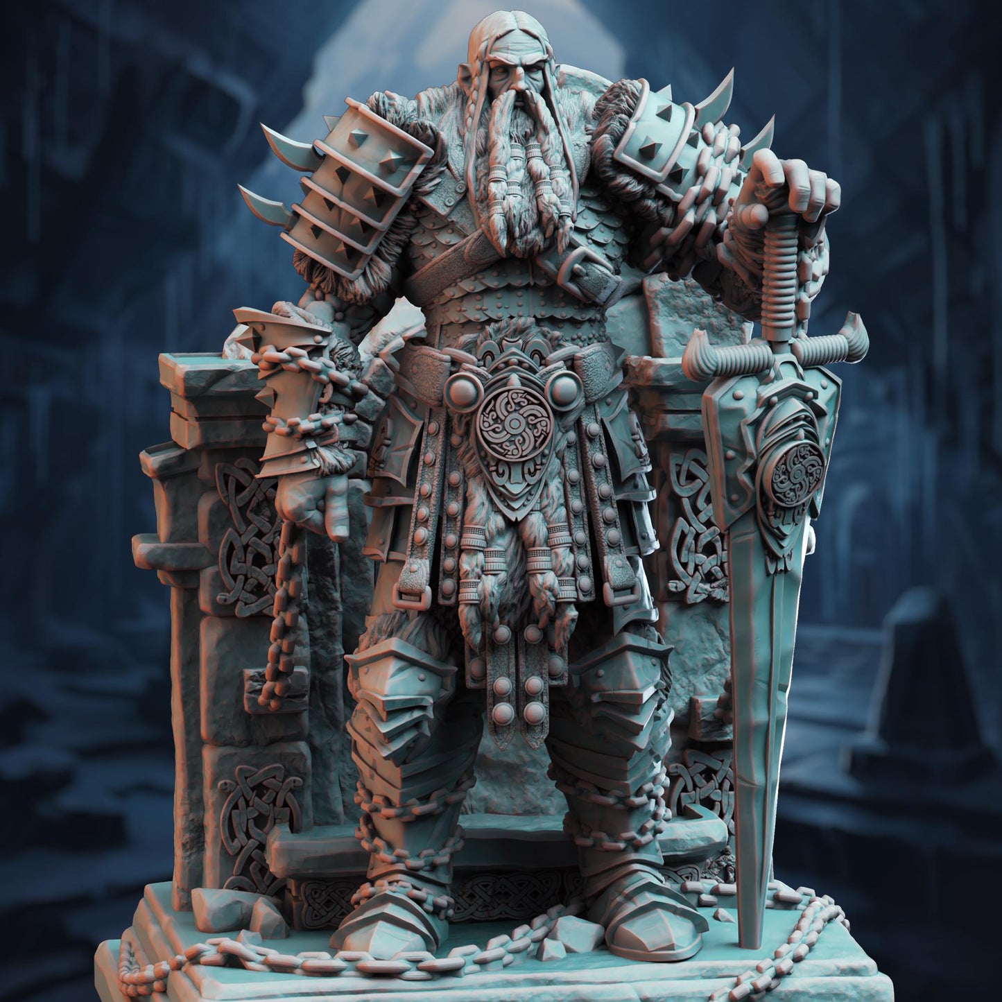 Male Giant Vurimandi | Painting | 3D printed | D&D | Dungeons and Dragons | Gift | RPG | Tabletop | Wargaming | 32mm | DM Stash