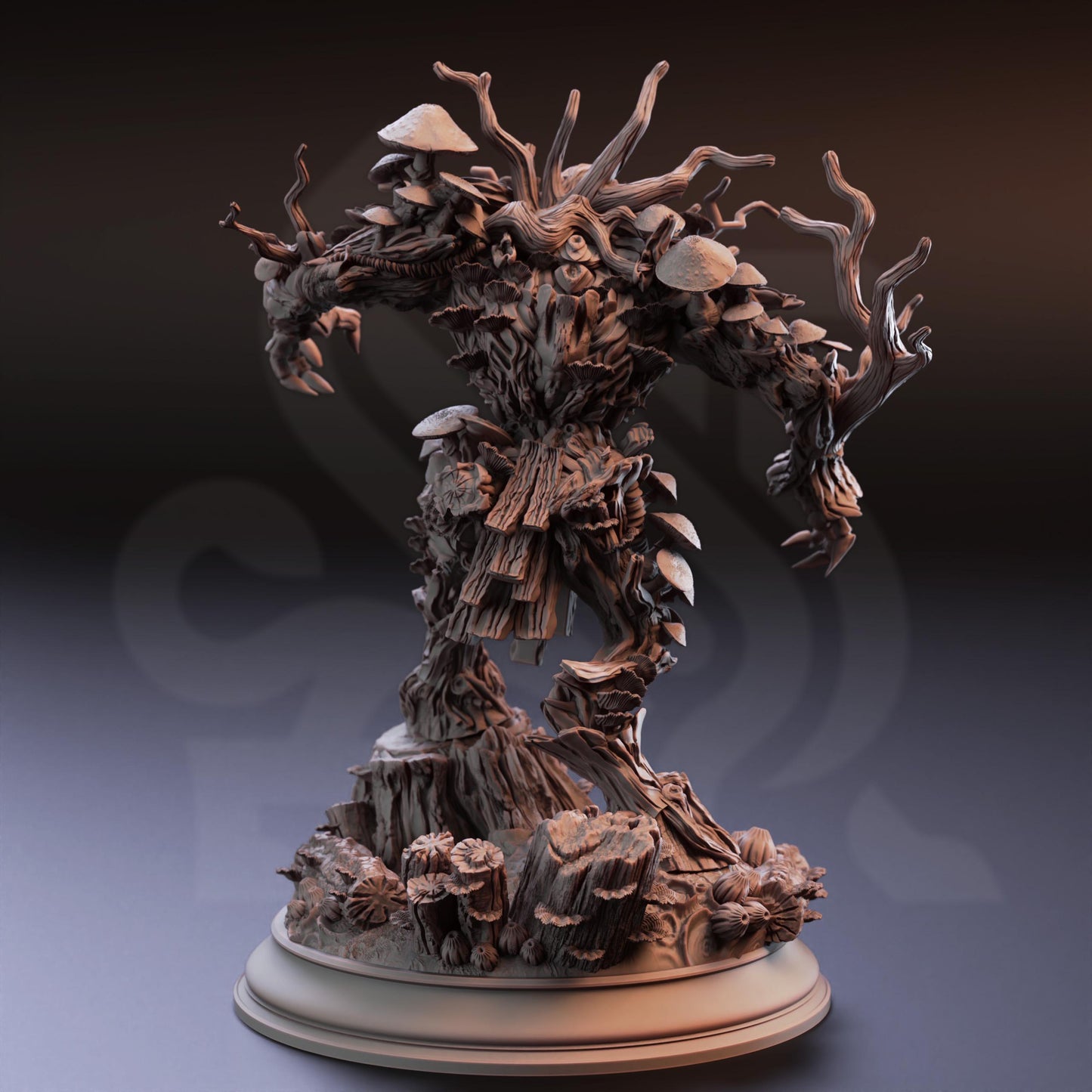 Corrupted Elder Treant - Garamundis | 3D printed miniature | Tabletop Games | Dungeons and Dragons | Wargaming