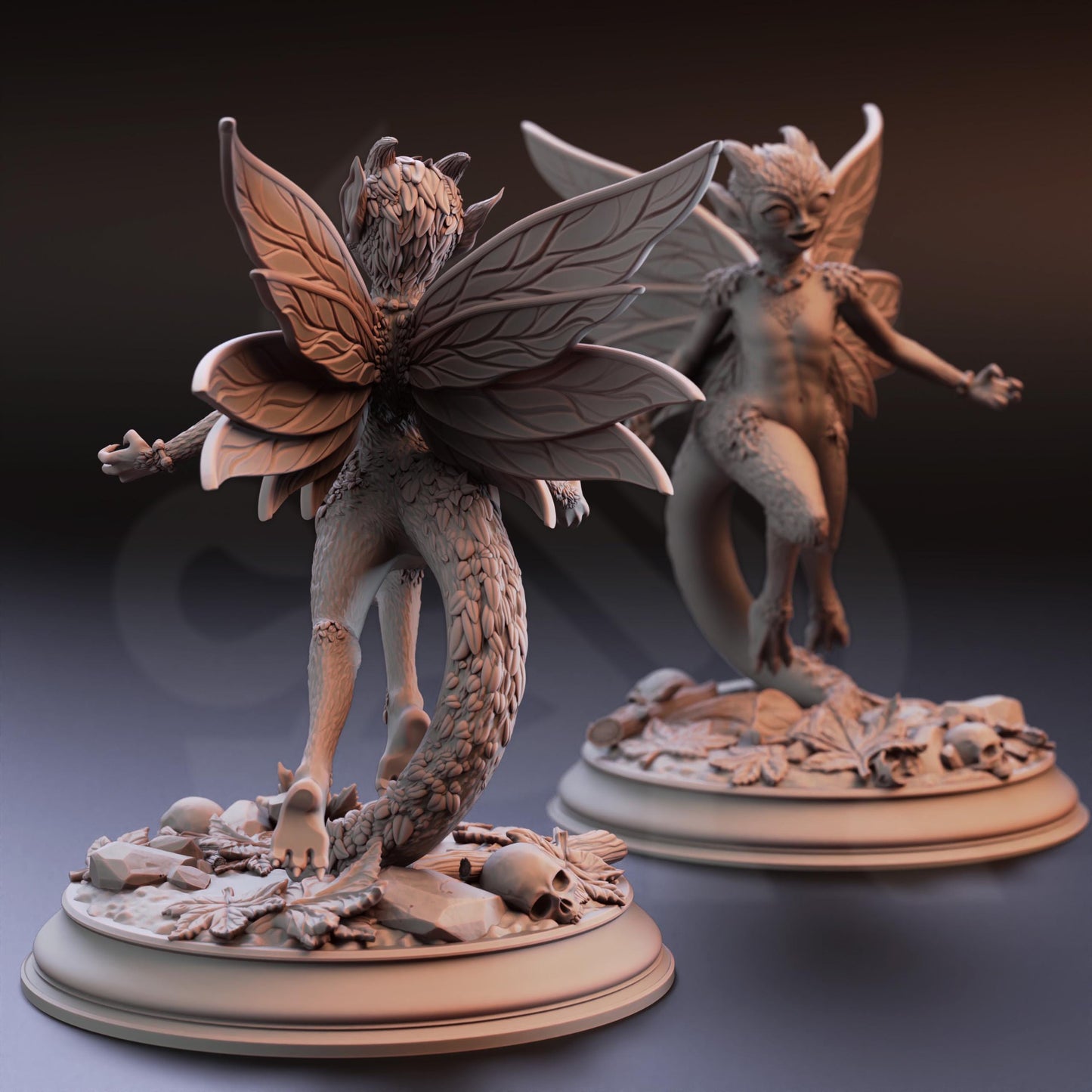 Feral Faeries - Syldi | 3D printed miniature | Tabletop Games | Dungeons and Dragons | Wargaming