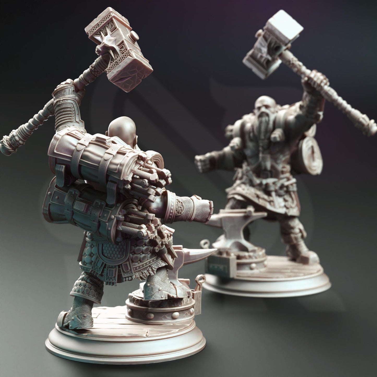 Dwarven Battle Blacksmith - Lochren Ishtrak Hammerfist | DM Stash | D&D | Dungeons Dragons | Pathfinder | Wargaming | TTRPG