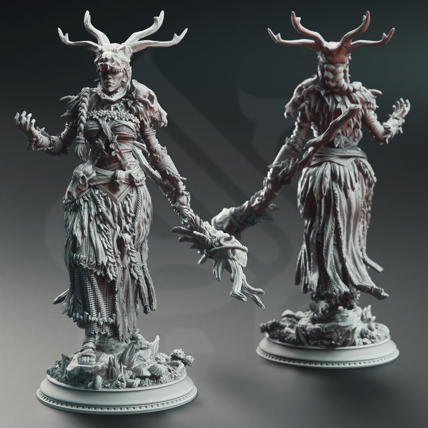 Goliath Druid Elder - Turak'tali | 3D printed miniature | Tabletop Games | Dungeons and Dragons | Wargaming