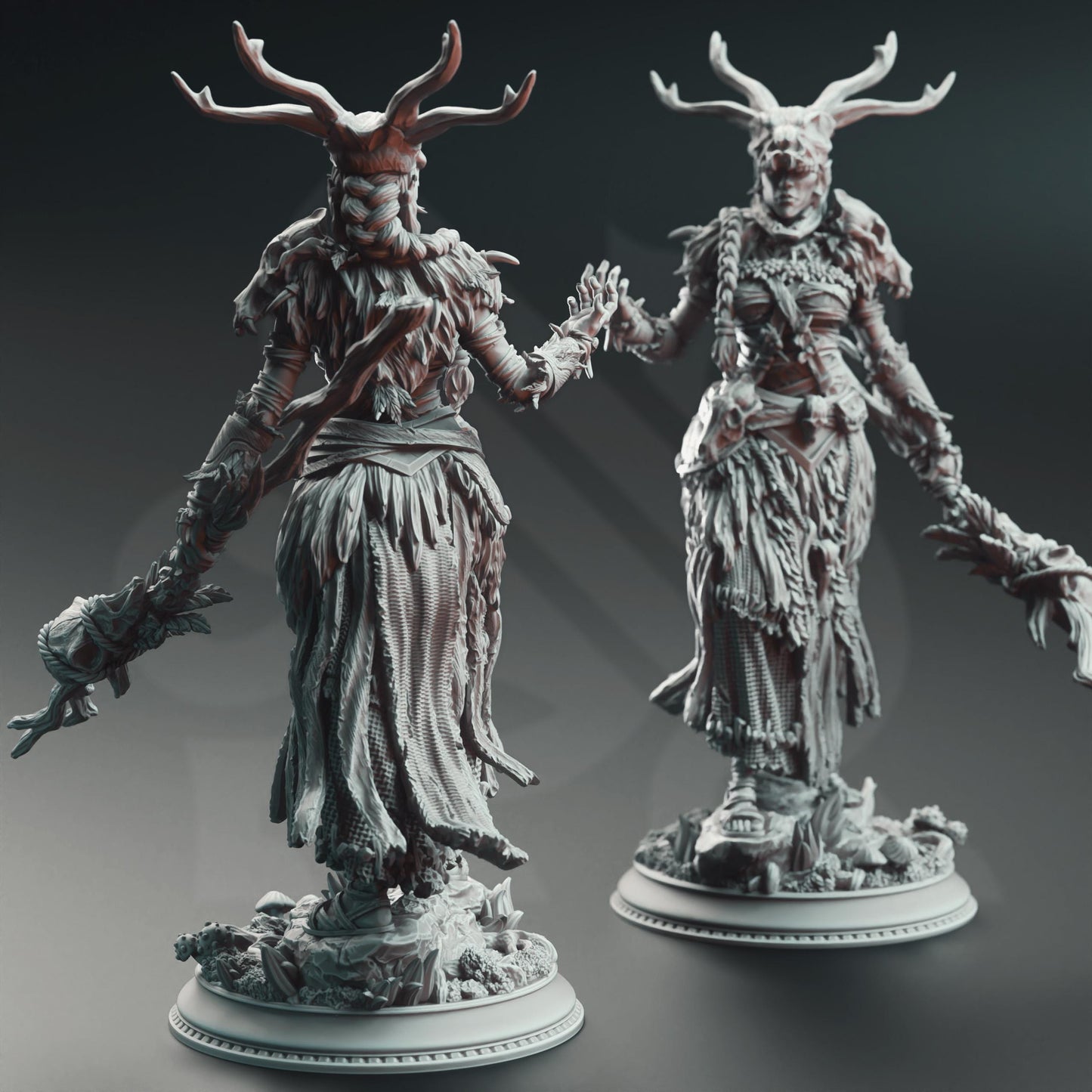 Goliath Druid Elder - Turak'tali | 3D printed miniature | Tabletop Games | Dungeons and Dragons | Wargaming