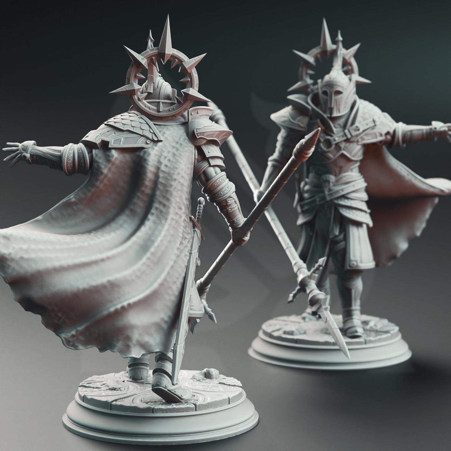 Male Human Knight - Roland | Painting | 3D printed | D&D | Dungeons and Dragons | Gift | RPG | Tabletop | Wargaming | 32mm | DM Stash