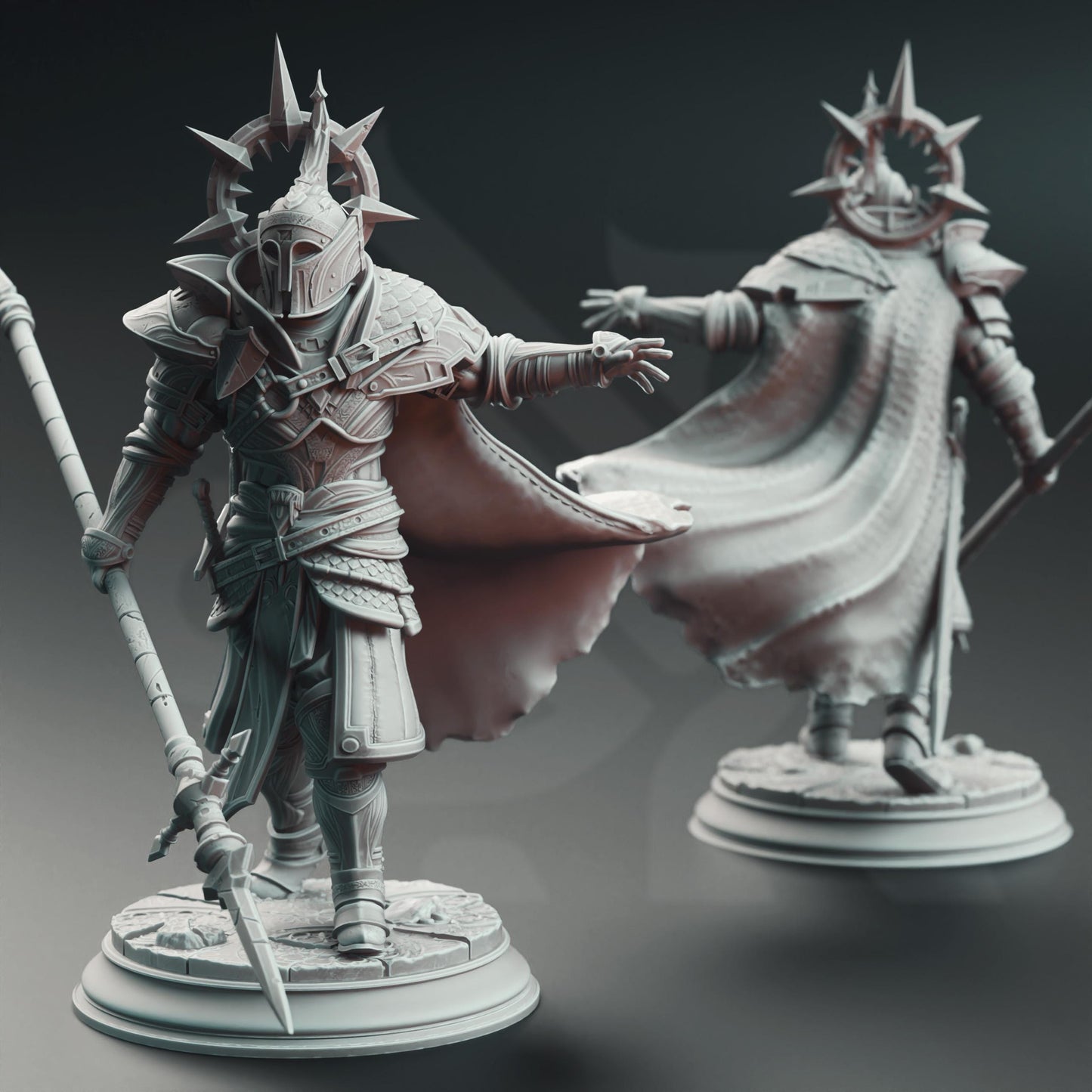 Male Human Knight - Roland | Painting | 3D printed | D&D | Dungeons and Dragons | Gift | RPG | Tabletop | Wargaming | 32mm | DM Stash