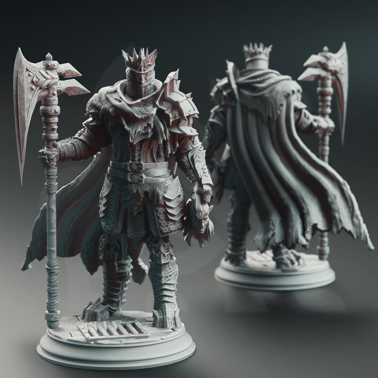 Male Human Knight - Gerhardt | Painting | 3D printed | D&D | Dungeons and Dragons | Gift | RPG | Tabletop | Wargaming | 32mm | DM Stash