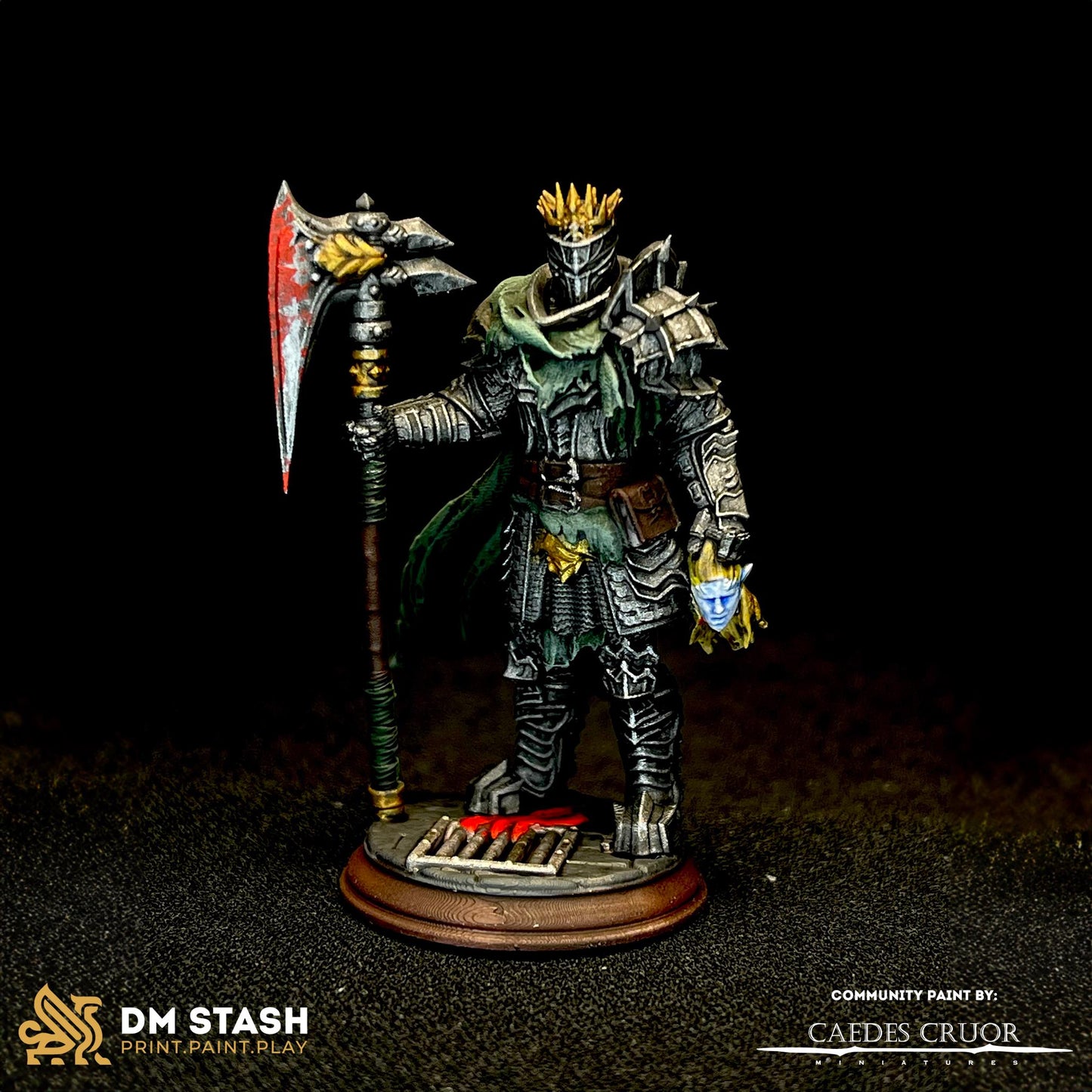 Male Human Knight - Gerhardt | Painting | 3D printed | D&D | Dungeons and Dragons | Gift | RPG | Tabletop | Wargaming | 32mm | DM Stash