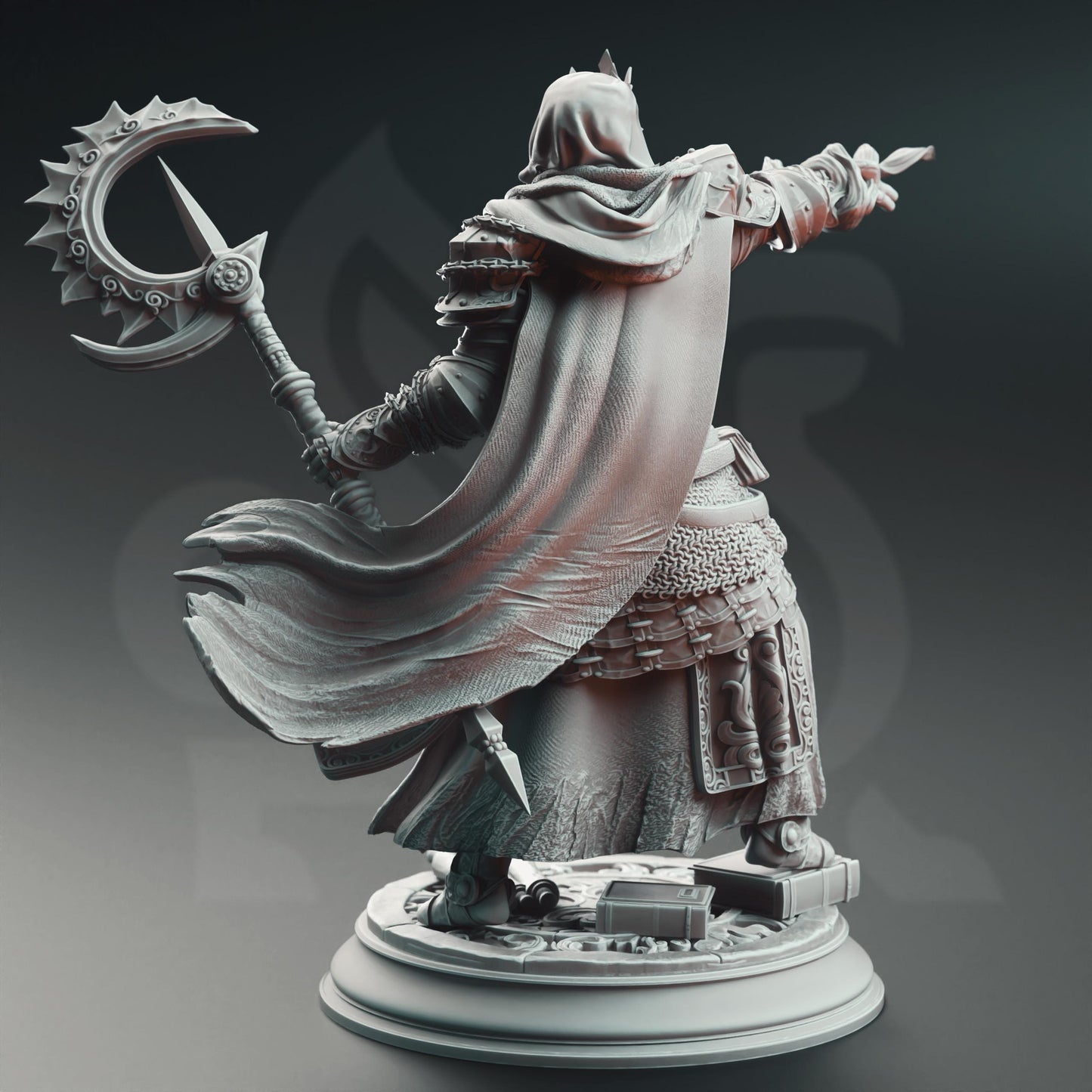 Male Human Knight Bastian | Painting | 3D printed | D&D | Dungeons and Dragons | Gift | RPG | Tabletop | Wargaming | 32mm | DM Stash