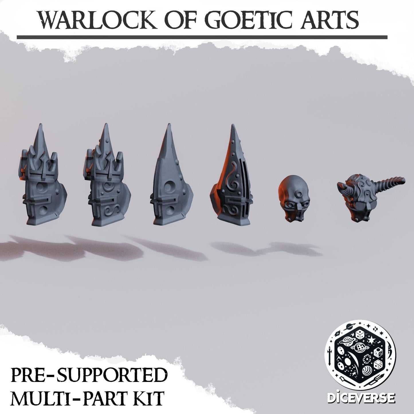 Warlock of Goetic Arts | Wargaming | Tabletop | 3D printed miniature | Trench Crusade compatible |" Pilgrim