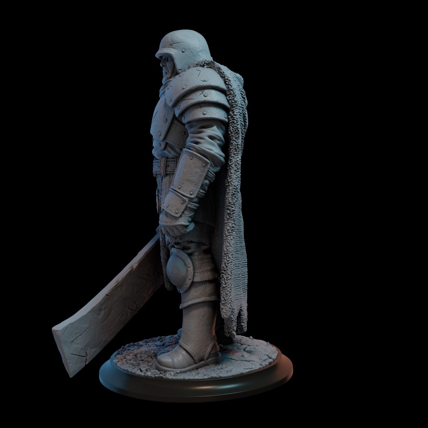 Sir Wulfric the Grim | Proxy Realms Gaming | Wargaming | Tabletop | 3D printed miniature | Trench Crusade compatible | Pilgrim