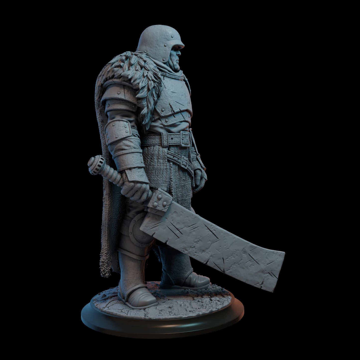 Sir Wulfric the Grim | Proxy Realms Gaming | Wargaming | Tabletop | 3D printed miniature | Trench Crusade compatible | Pilgrim