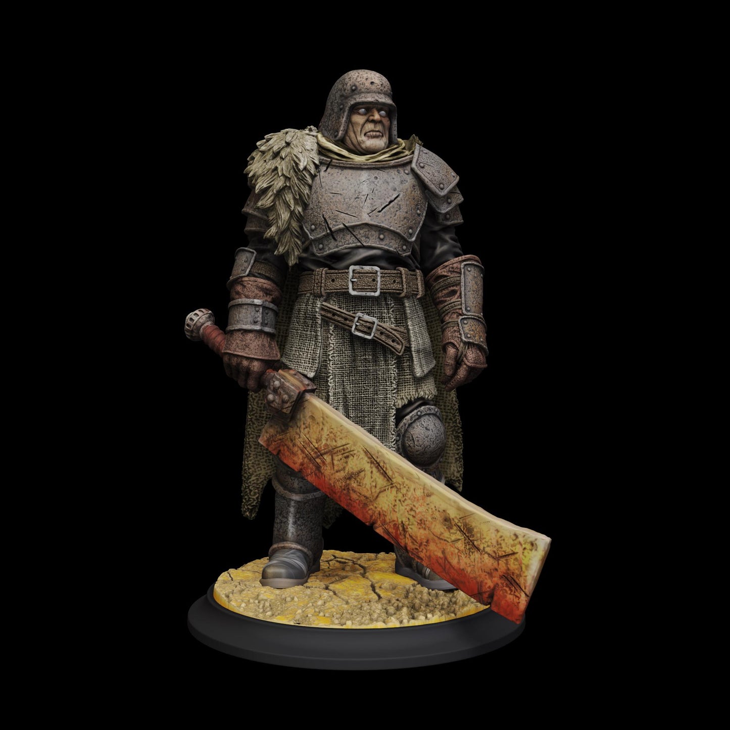 Sir Wulfric the Grim | Proxy Realms Gaming | Wargaming | Tabletop | 3D printed miniature | Trench Crusade compatible | Pilgrim