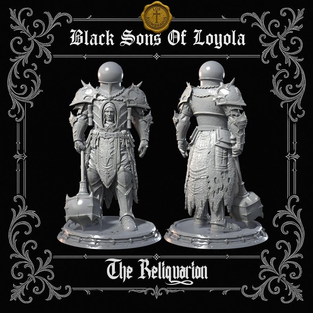 The Reliquarion | Proxy Realms Gaming | Wargaming | Tabletop | 3D printed miniature | Trench Crusade compatible | Pilgrim