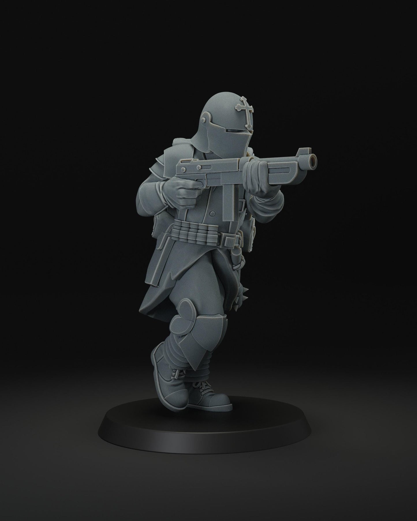 Shock trooper | Wargaming | Tabletop | 3D printed miniature | Trench Crusade compatible | Pilgrim
