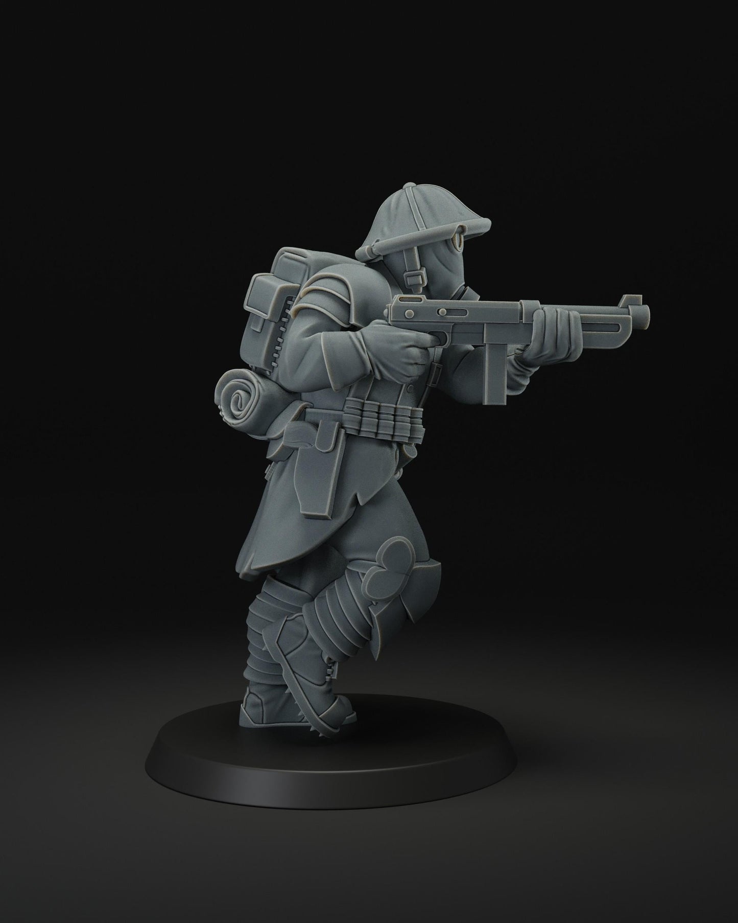 Shock trooper | Wargaming | Tabletop | 3D printed miniature | Trench Crusade compatible | Pilgrim