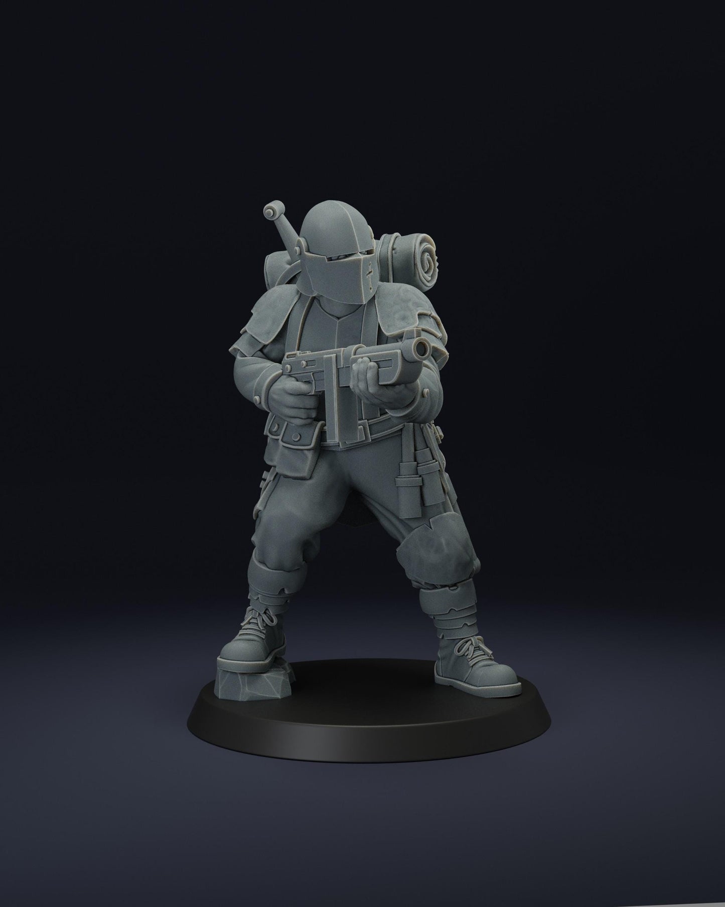 Shock trooper | Wargaming | Tabletop | 3D printed miniature | Trench Crusade compatible | Pilgrim