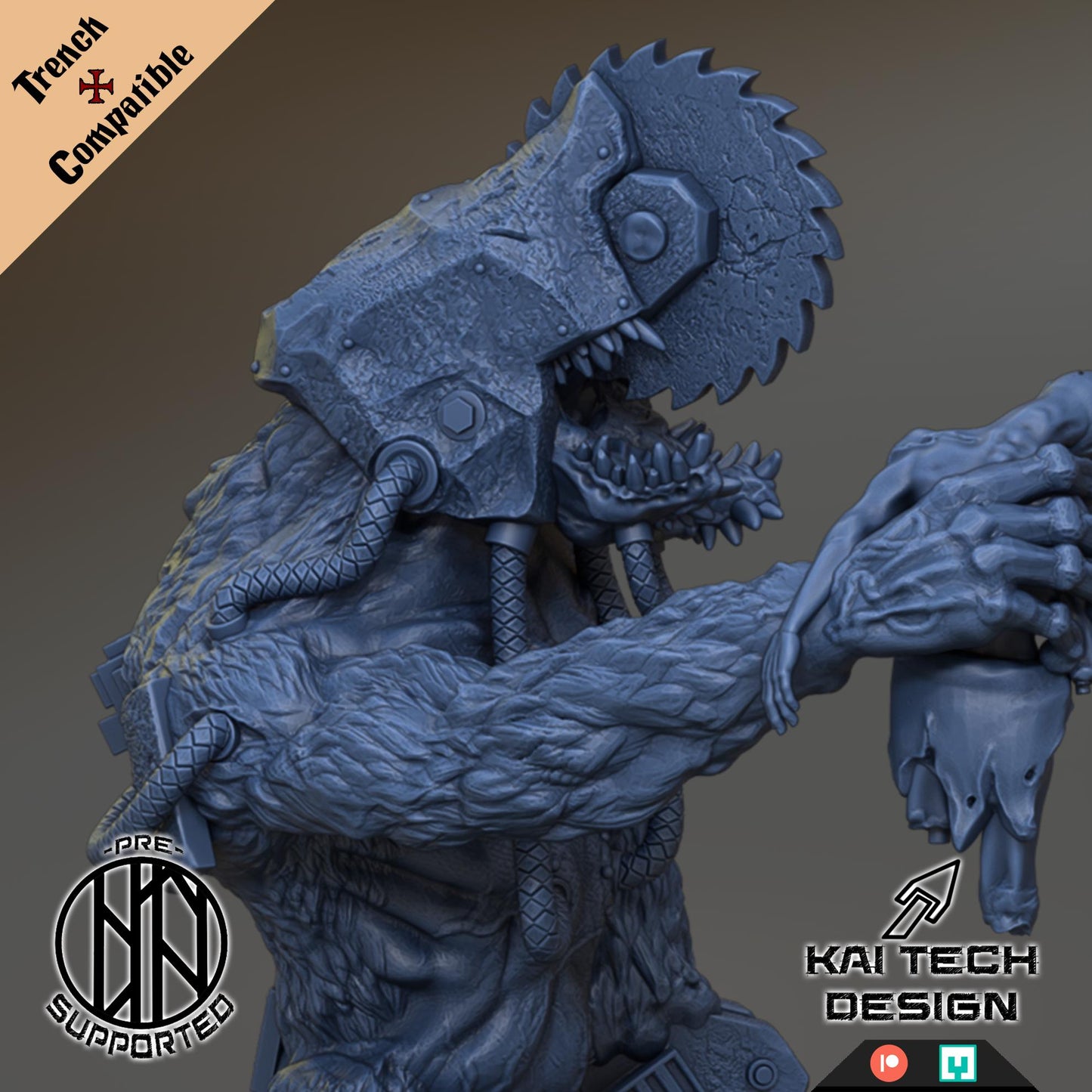 Heretics - WarWolf | Wargaming | Tabletop | 3D printed miniature | Trench Crusade compatible | Pilgrim