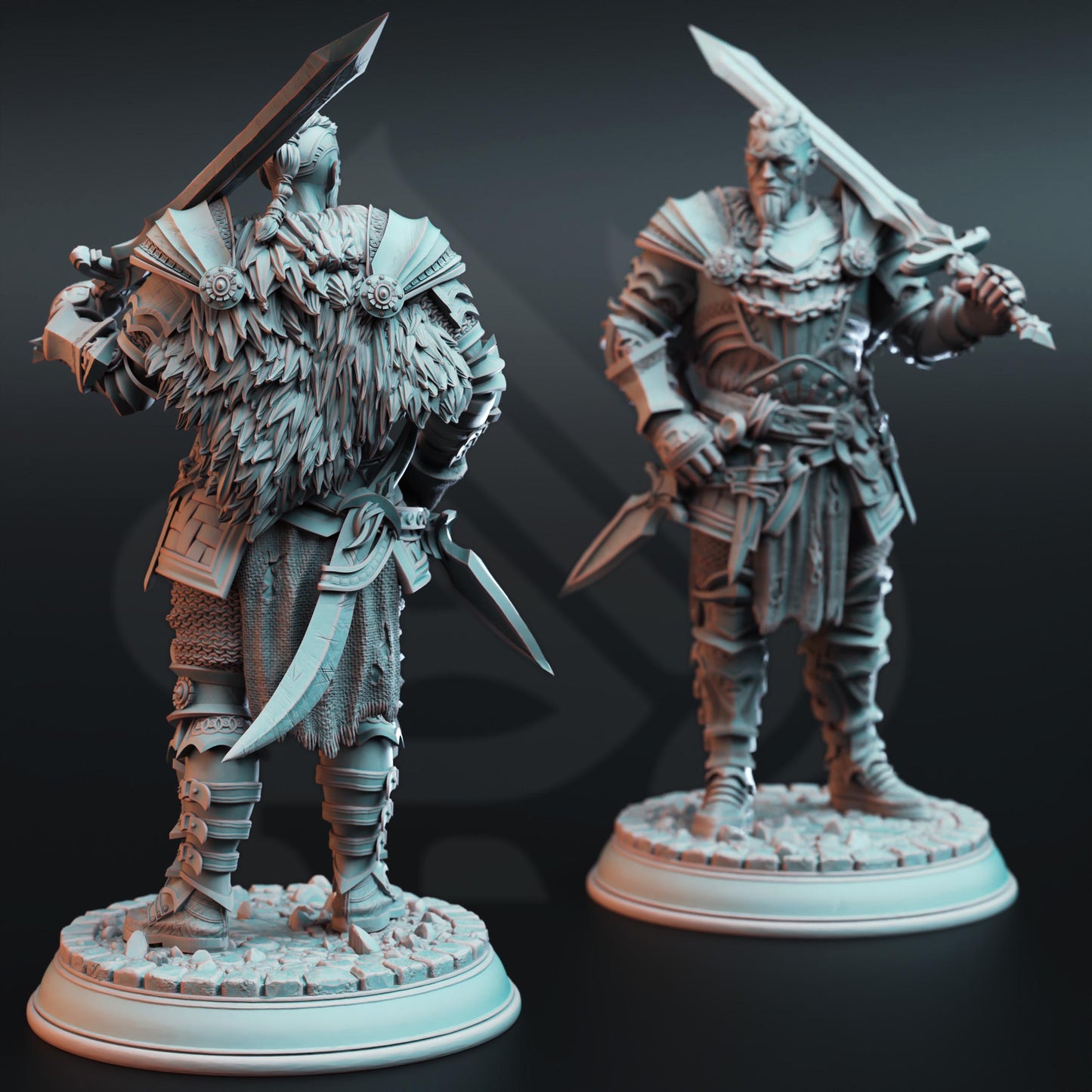 Male Goliath Cleric Akranak | Painting | 3D printed | D&D | Dungeons and Dragons | Gift | RPG | Tabletop | Wargaming | 32mm | DM Stash