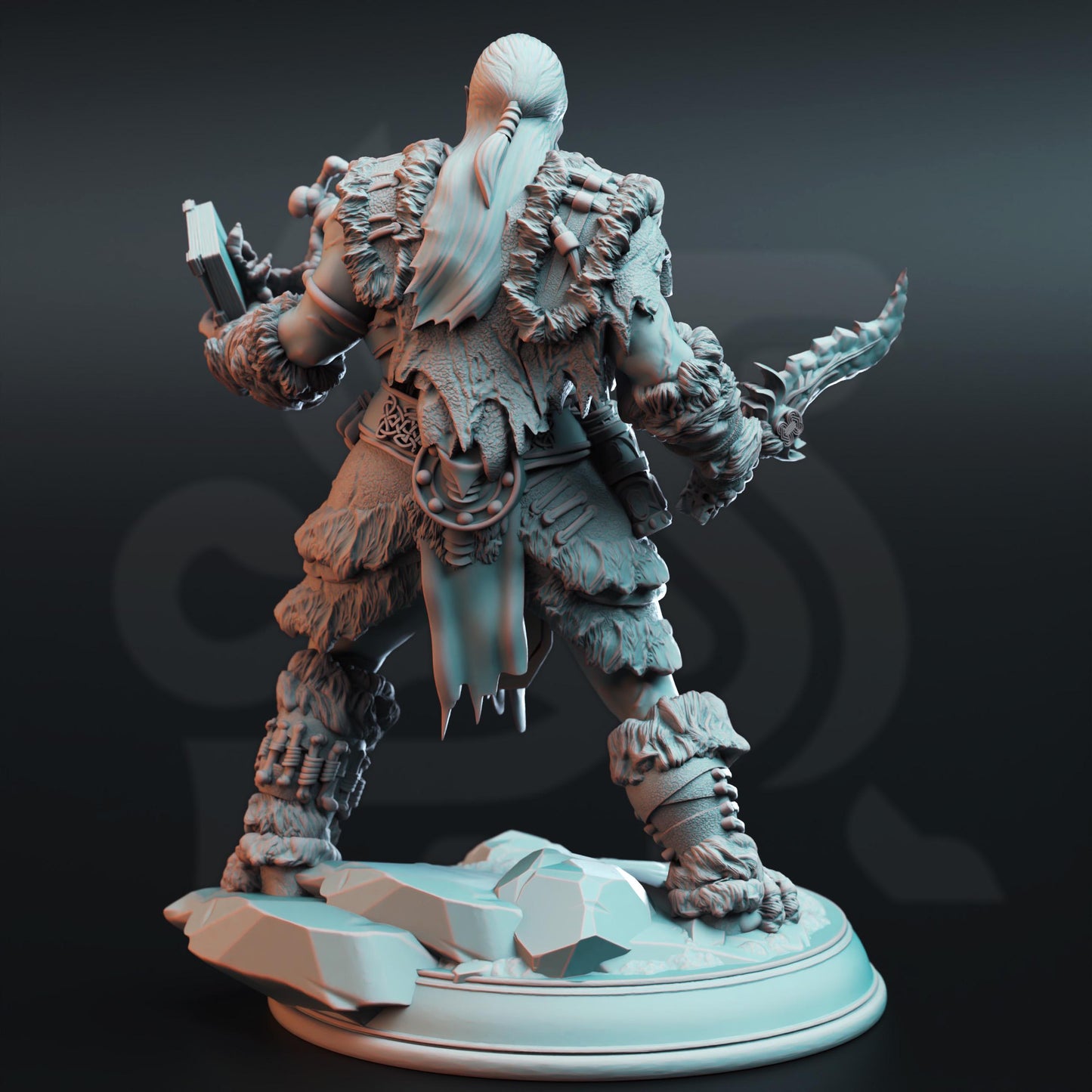 Male Human Mage Raktavin | Painting | 3D printed | D&D | Dungeons and Dragons | Gift | RPG | Tabletop | Wargaming | 32mm | DM Stash