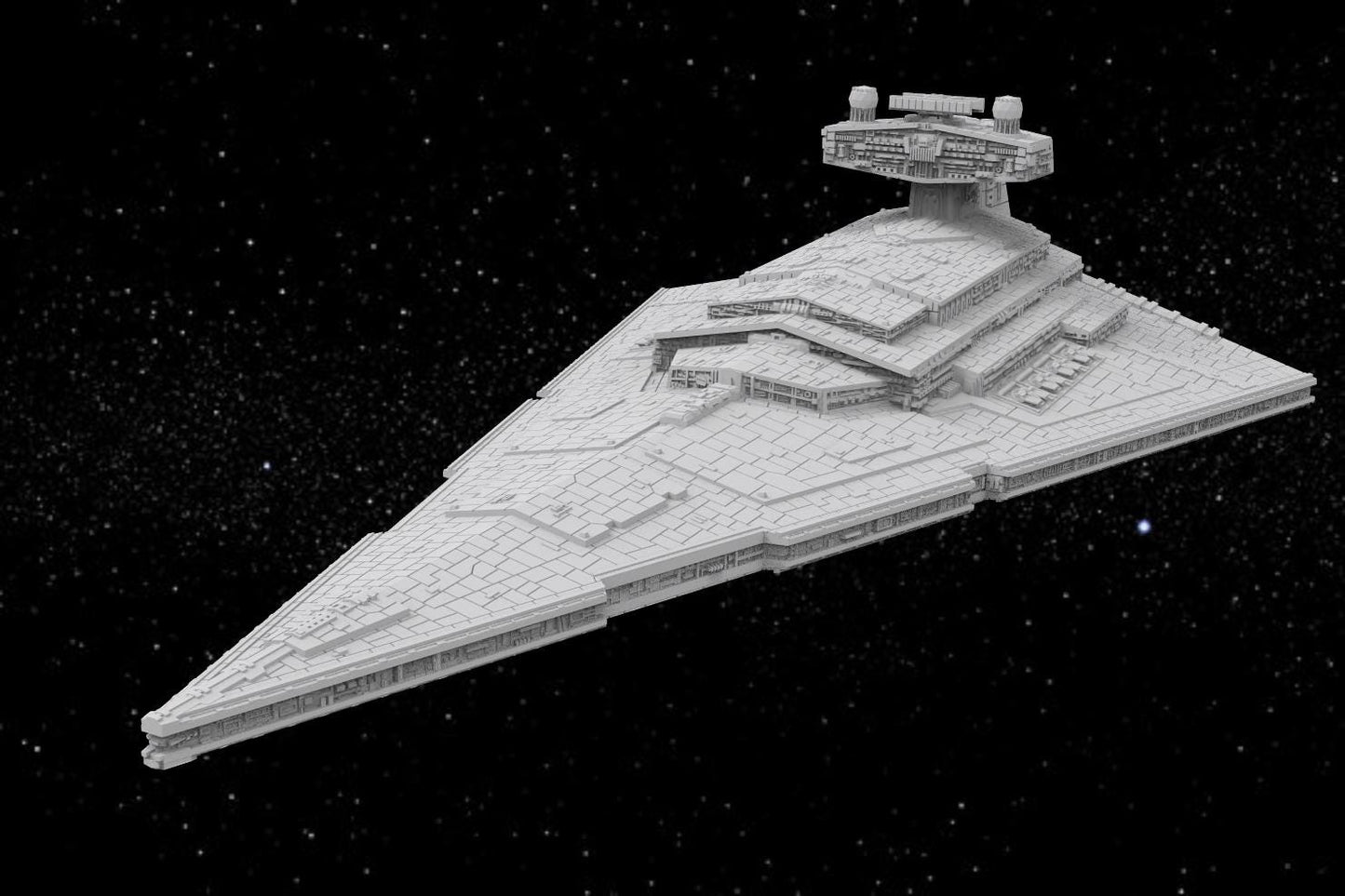 SW Armada Imperial Star Destroyer - Wargaming - Table top - 3D printed miniatures