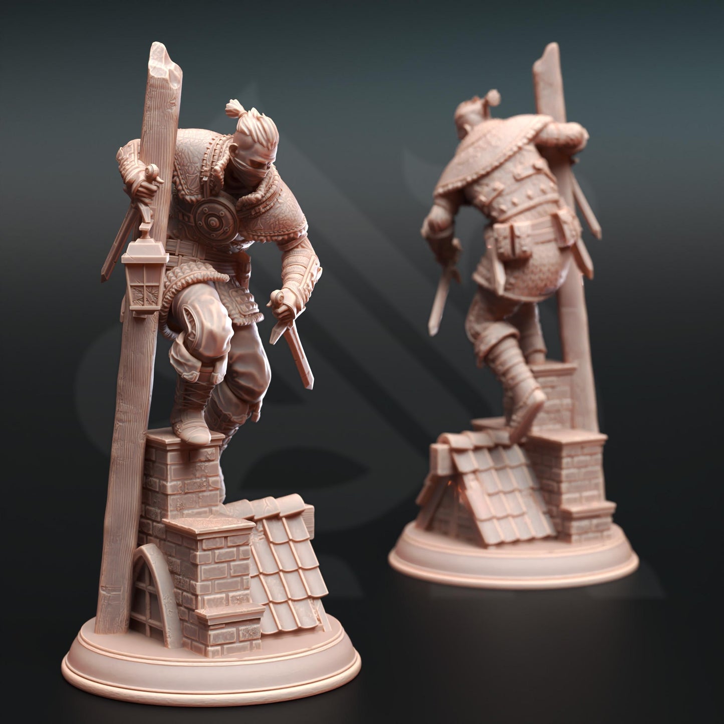 Male Bandits Dusty Dirks Bandits | Painting | 3D printed | D&D | Dungeons and Dragons Gift | RPG | Tabletop | Wargaming | 32mm | DM Stash