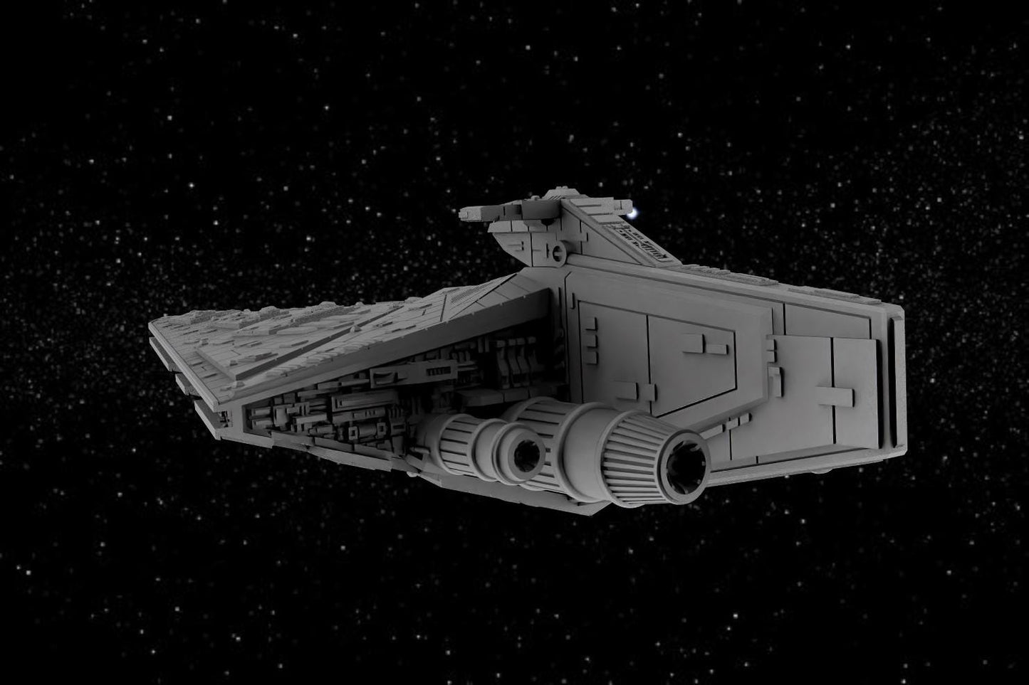 SW Armada Acclamator II class assault ship - Wargaming - Table top - 3D printed miniatures