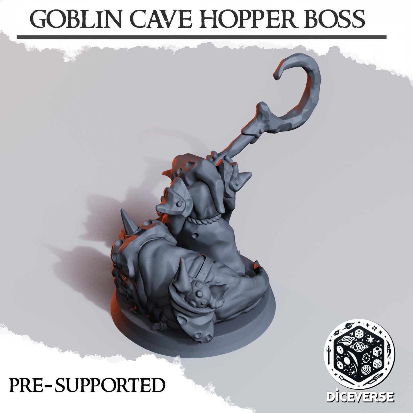 Goblin Cavehopper Boss | Wargaming | Tabletop | 3D printed miniature | Trench Crusade compatible |" Pilgrim