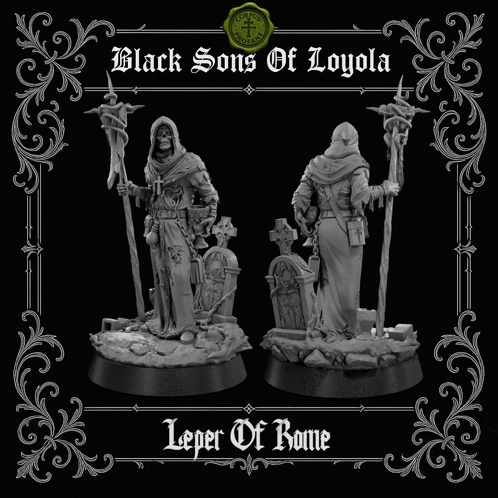 Leper Of Rome | Proxy Realms Gaming | Wargaming | Tabletop | 3D printed miniature | Trench Crusade compatible | Pilgrim