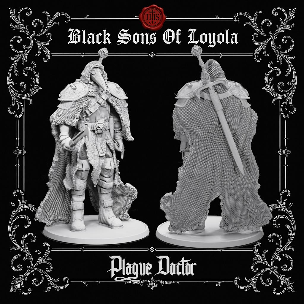 Plague Doctor | Proxy Realms Gaming | Wargaming | Tabletop | 3D printed miniature | Trench Crusade compatible | Pilgrim