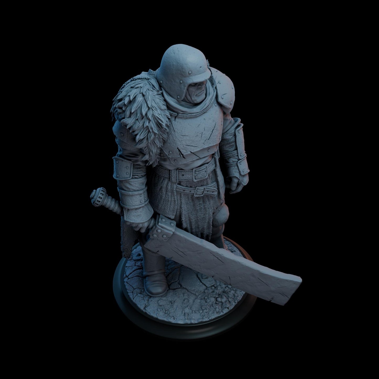 Sir Wulfric the Grim | Proxy Realms Gaming | Wargaming | Tabletop | 3D printed miniature | Trench Crusade compatible | Pilgrim