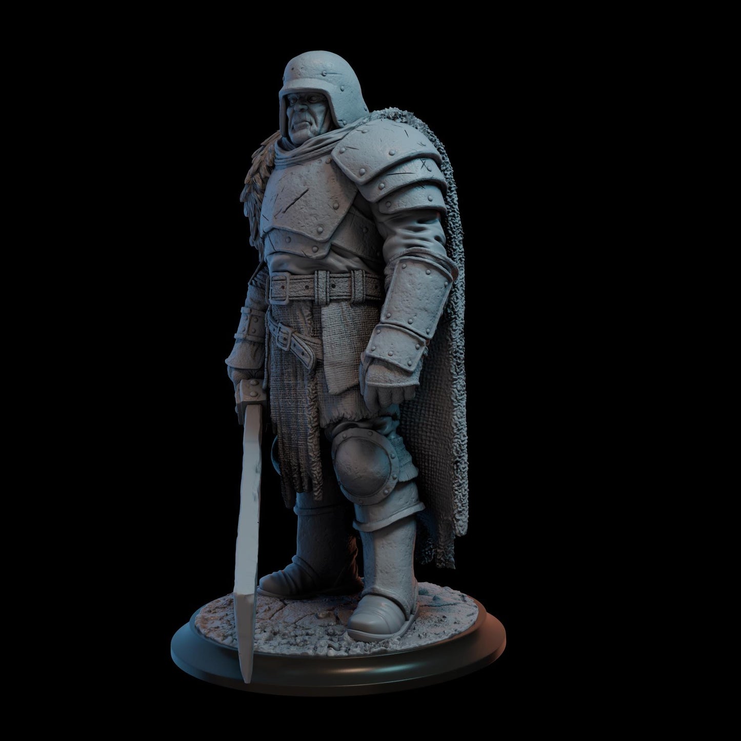Sir Wulfric the Grim | Proxy Realms Gaming | Wargaming | Tabletop | 3D printed miniature | Trench Crusade compatible | Pilgrim