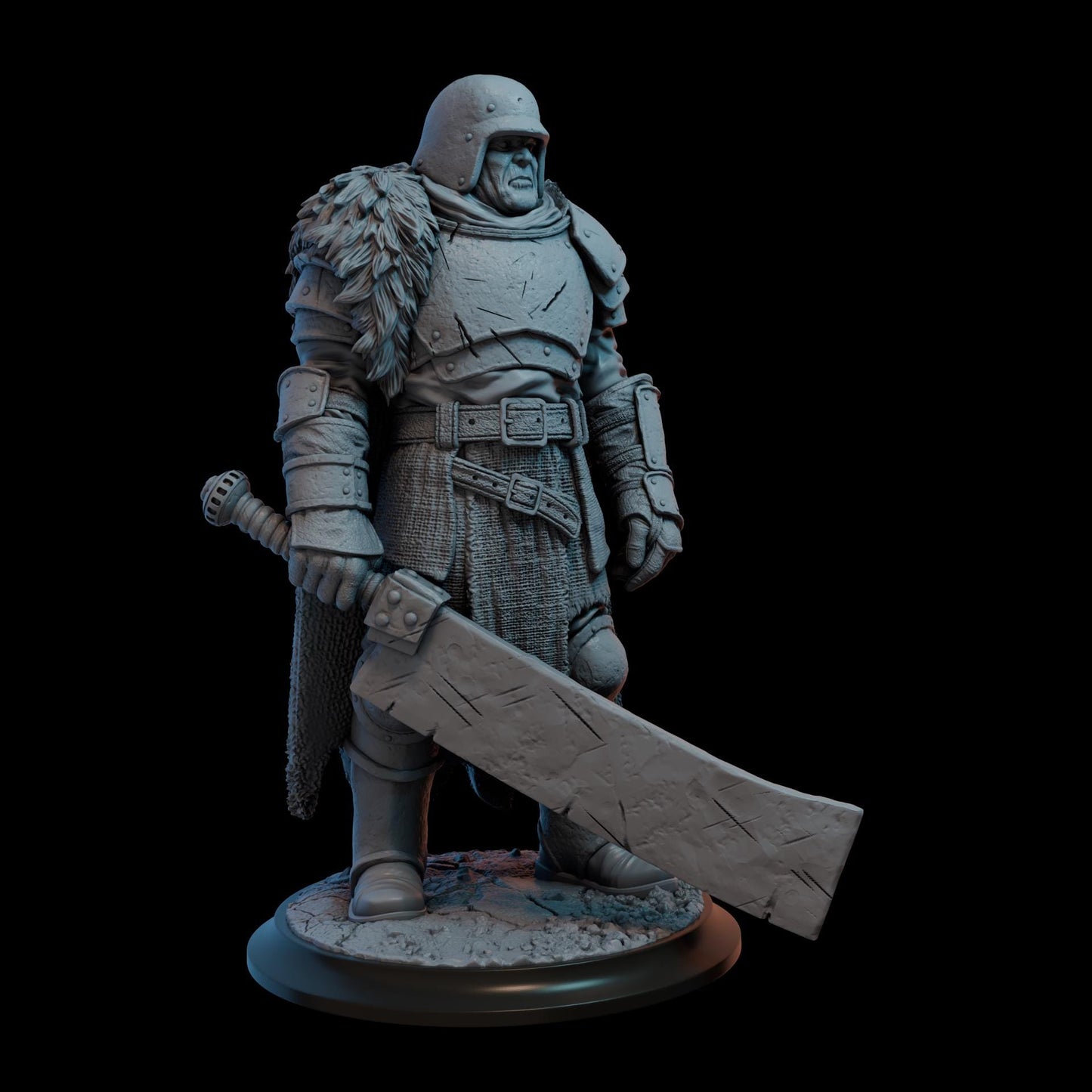 Sir Wulfric the Grim | Proxy Realms Gaming | Wargaming | Tabletop | 3D printed miniature | Trench Crusade compatible | Pilgrim