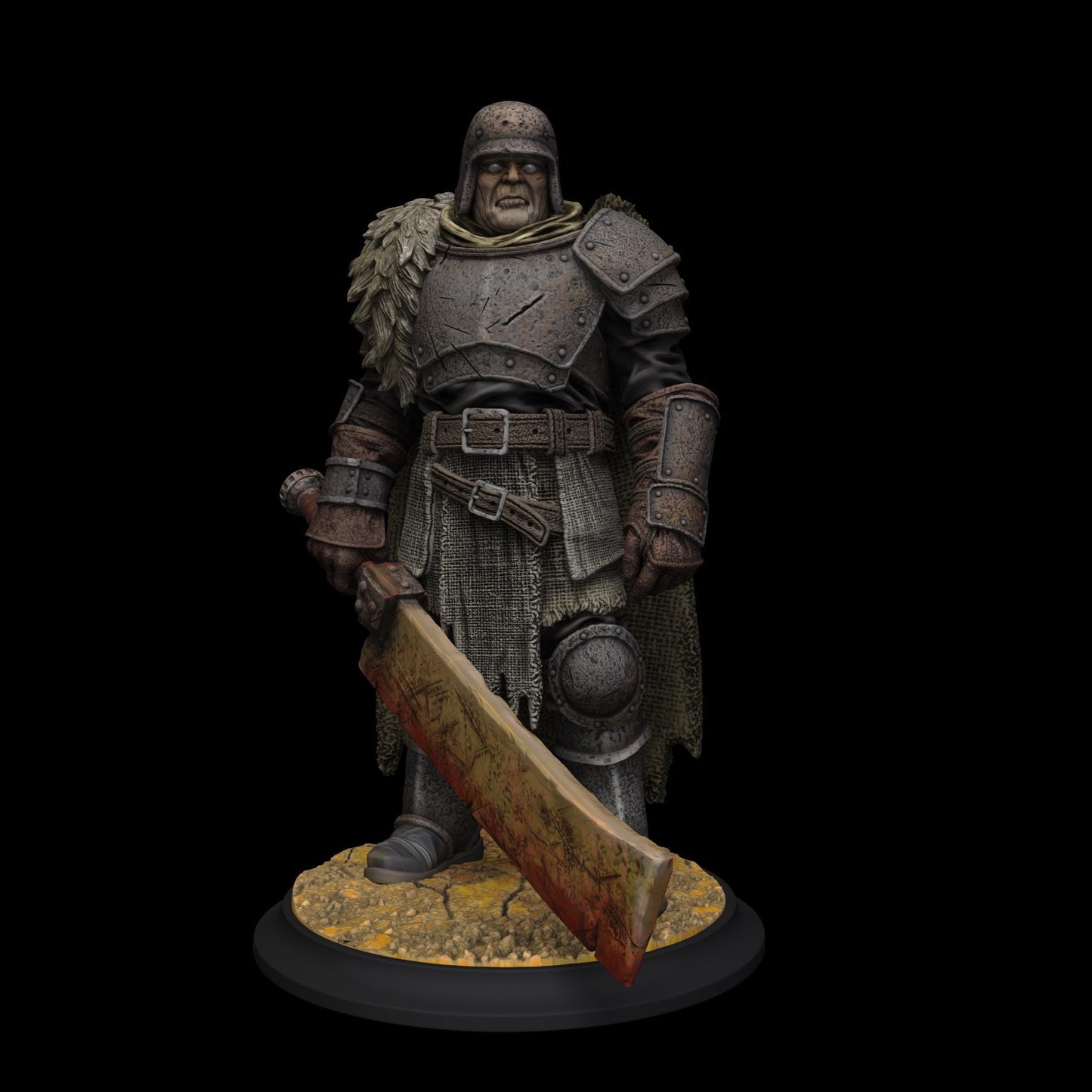 Sir Wulfric the Grim | Proxy Realms Gaming | Wargaming | Tabletop | 3D printed miniature | Trench Crusade compatible | Pilgrim