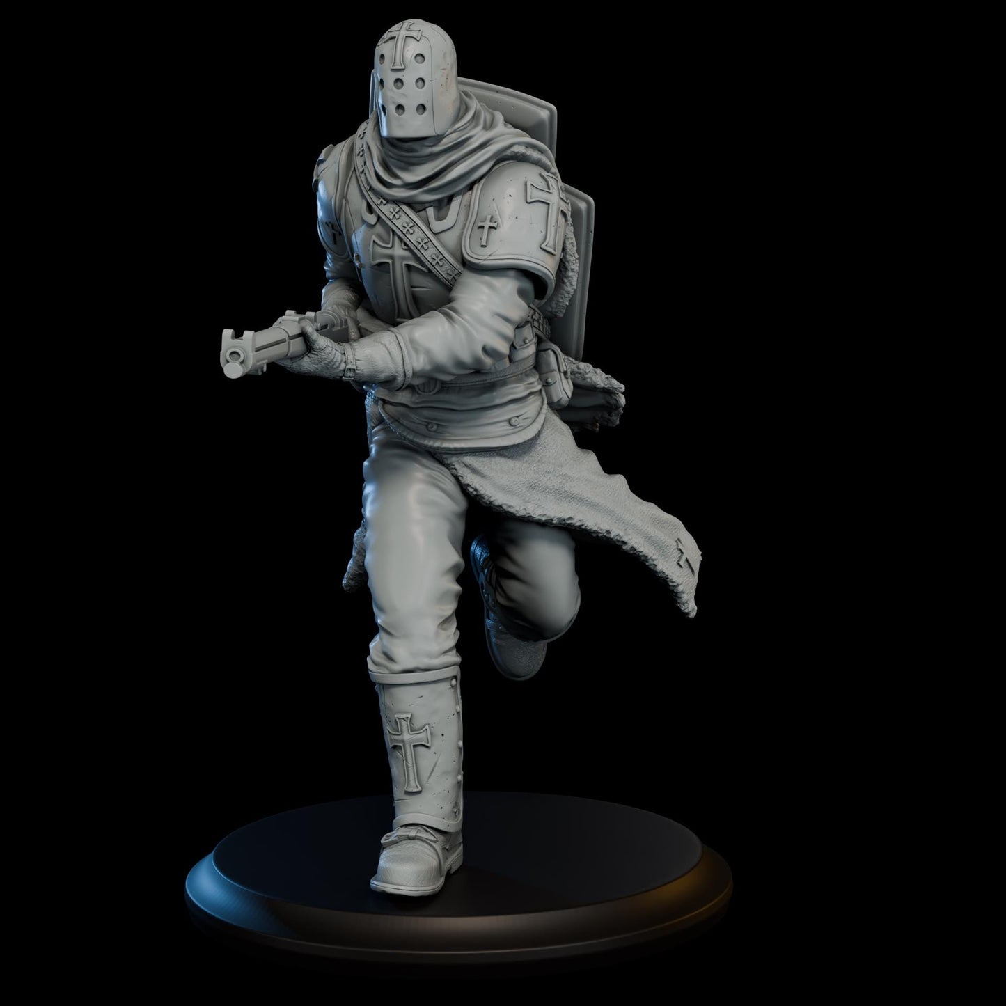 Trench Zealot Shotgun | Proxy Realms Gaming | Wargaming | Tabletop | 3D printed miniature | Trench Crusade compatible | Pilgrim