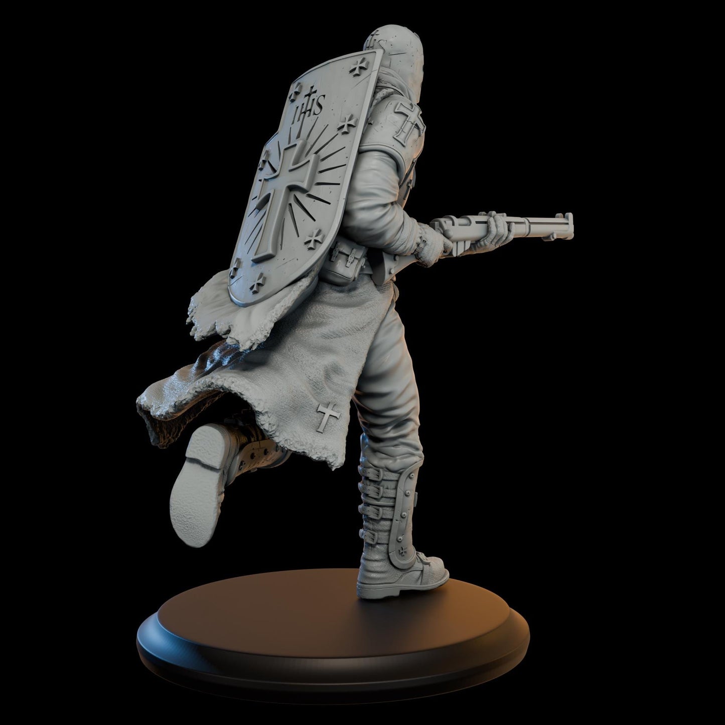 Trench Zealot Shotgun | Proxy Realms Gaming | Wargaming | Tabletop | 3D printed miniature | Trench Crusade compatible | Pilgrim