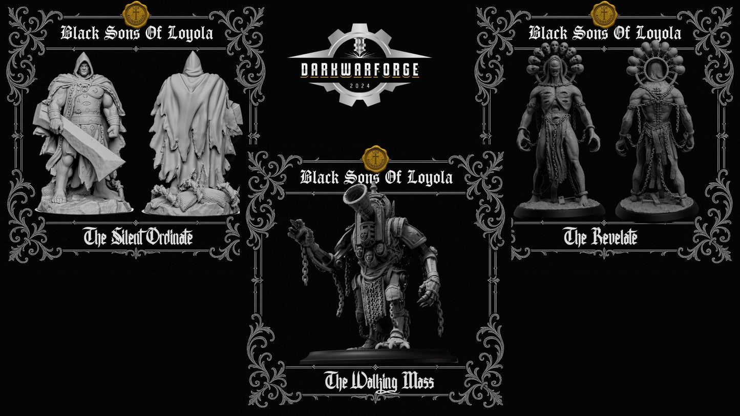 Black Sons of Loyola bundle | Proxy Realms Gaming | Wargaming | Tabletop | 3D printed miniature | Trench Crusade compatible