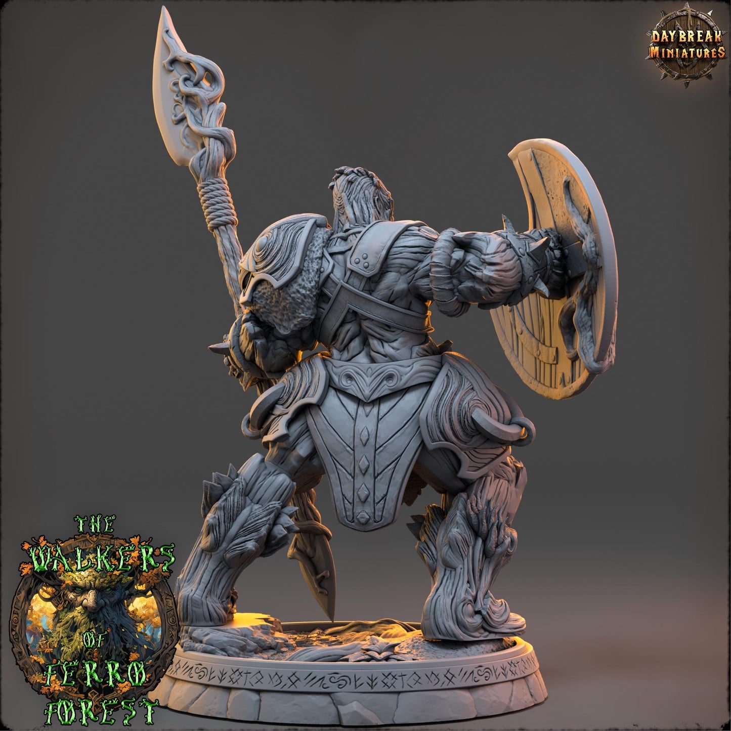 Ent Warrior - Sover Ilthwyn | Daybreak Miniatures | 3D printed miniature | Tabletop Games | Dungeons and Dragons | Wargaming | D&D
