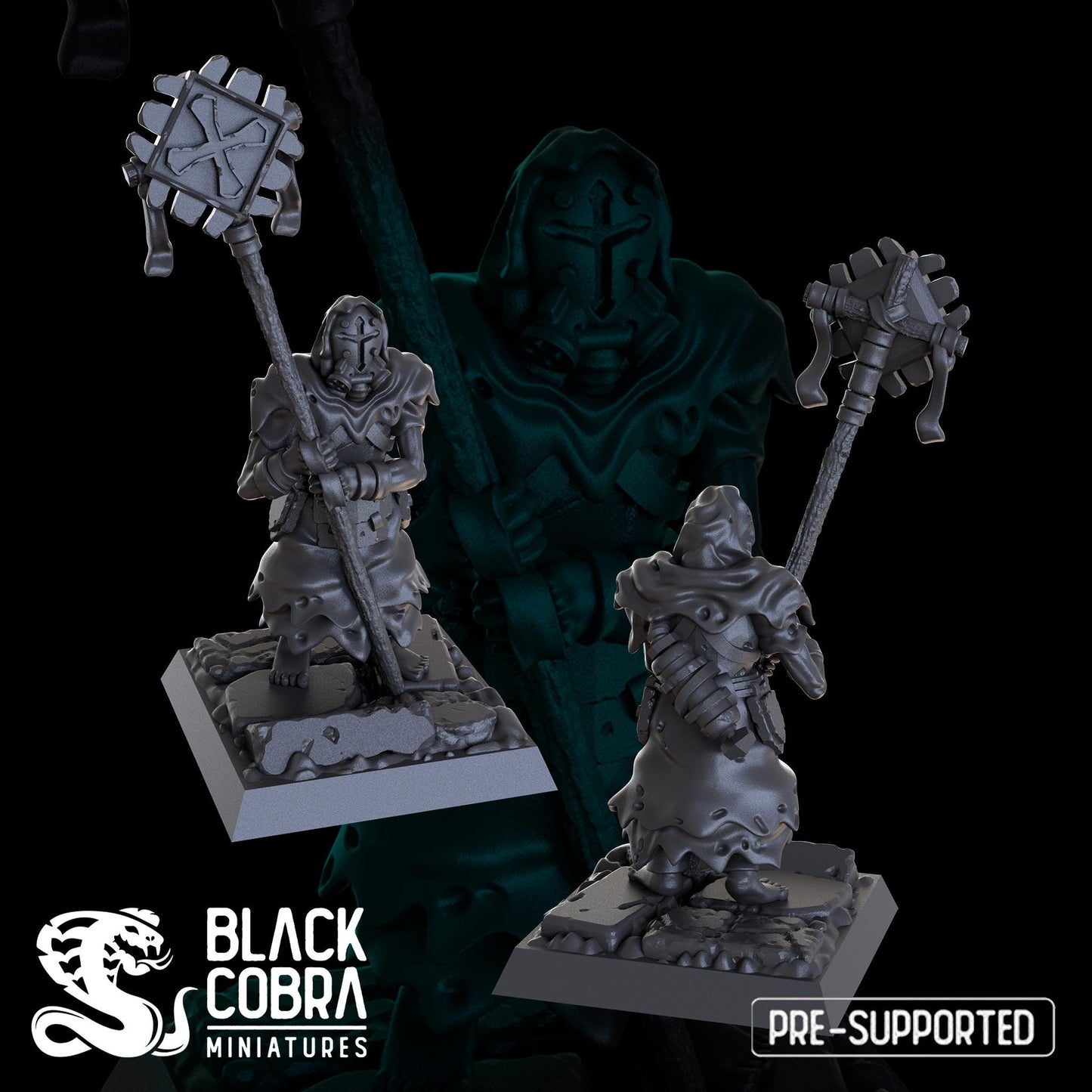 3D printed miniature: Exiles - Anchorite Shrine by BlackCobra Miniatures - Trench Crusade compatible
